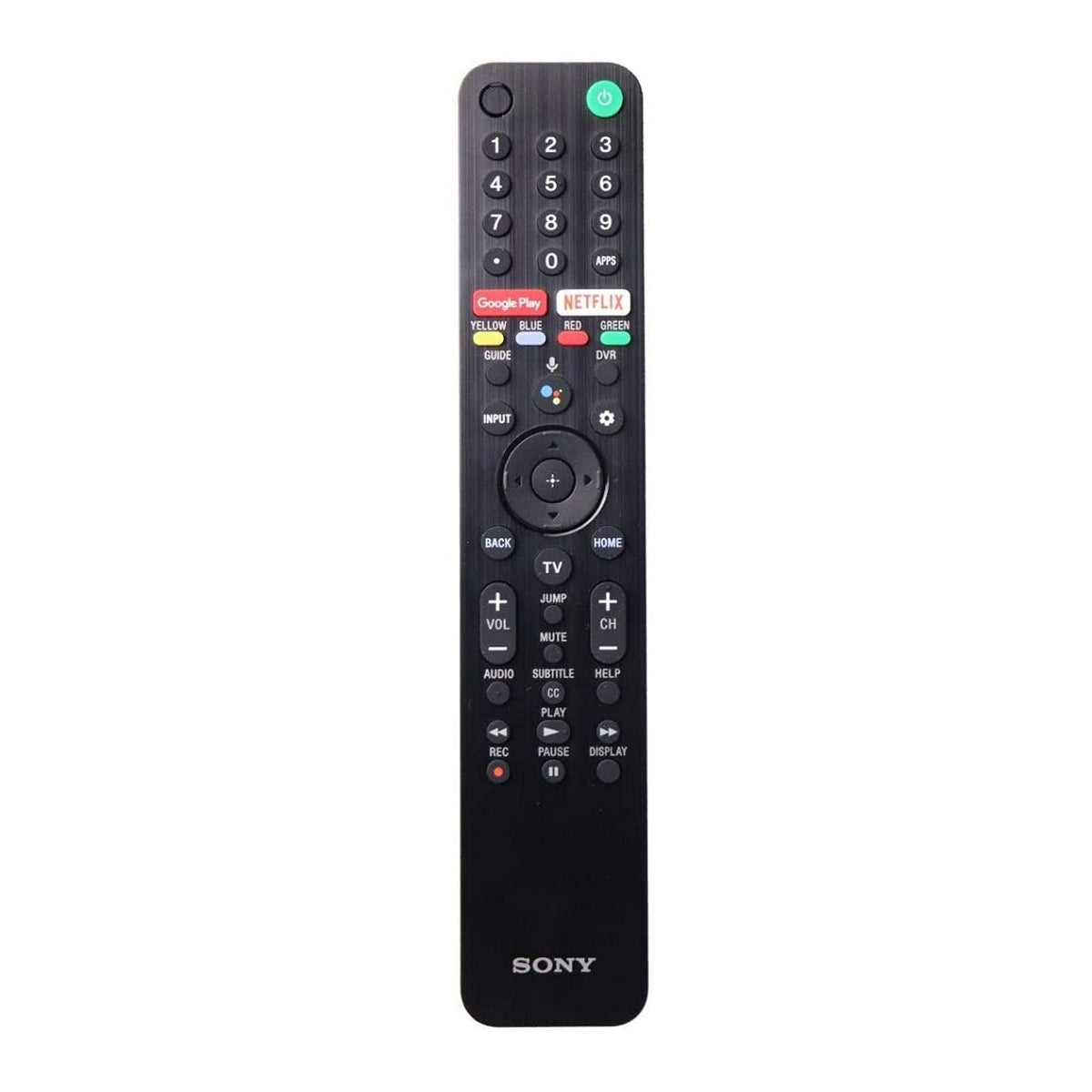 Sony RMF-TX500U remote control, easy pairing and voice function ready for compatibility with Sony TVs