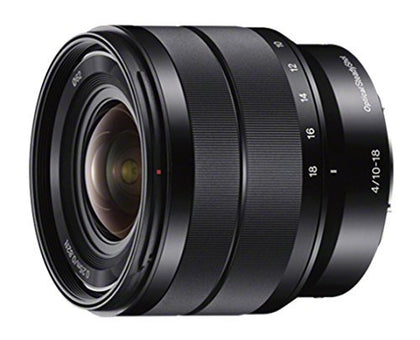 Sony SEL1018 10-18mm wide-angle lens for dramatic landscapes with bright f/4 and built-in OIS