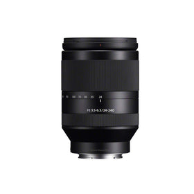 Durable Sony SEL24240 lens with dust and moisture resistance for outdoor shooting
