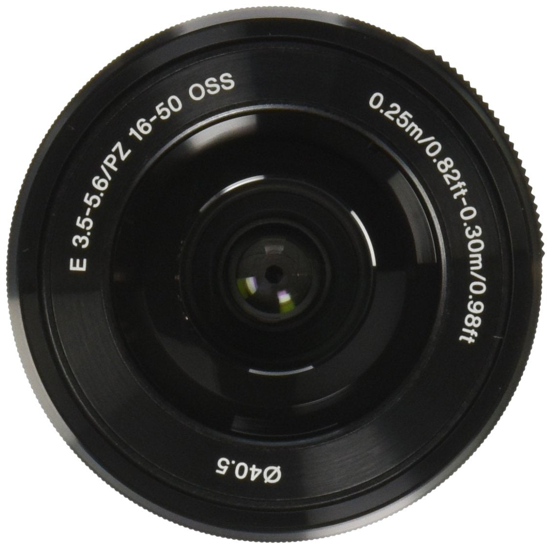 Sony SELP1650 circular aperture creates natural background blur (bokeh).