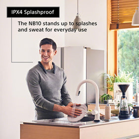 IPX4 splash-resistant design of Sony SRS-NB10