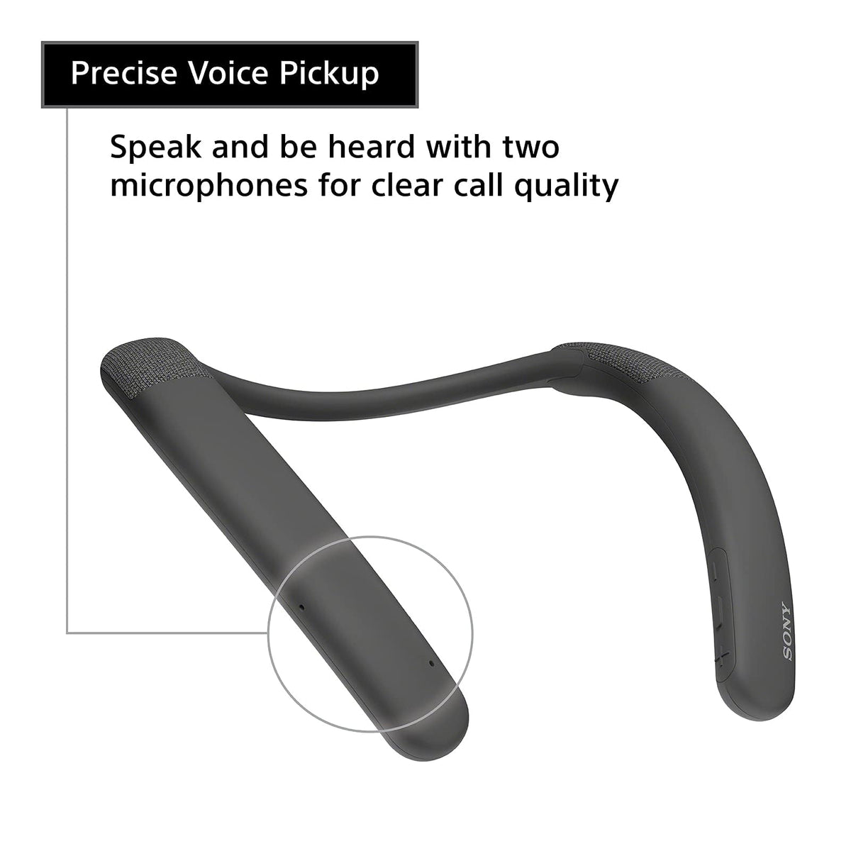 Lightweight, premium materials used in Sony SRS-NB10