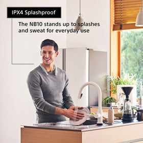 Sony SRS-NB10 neckband supports multi-point connection for seamless switching.
