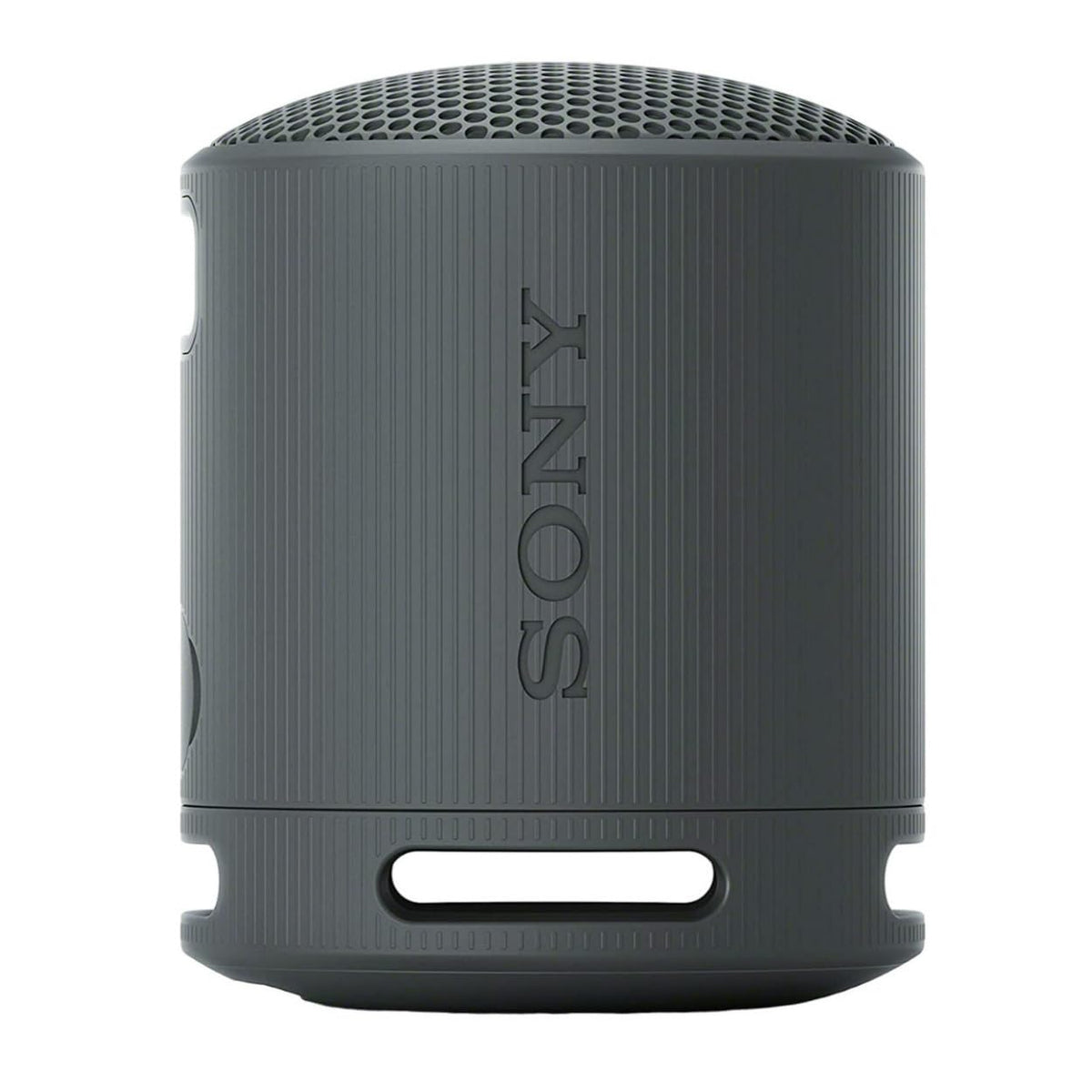 Sony SRS-XB100 driver close-up showing improved bass performance