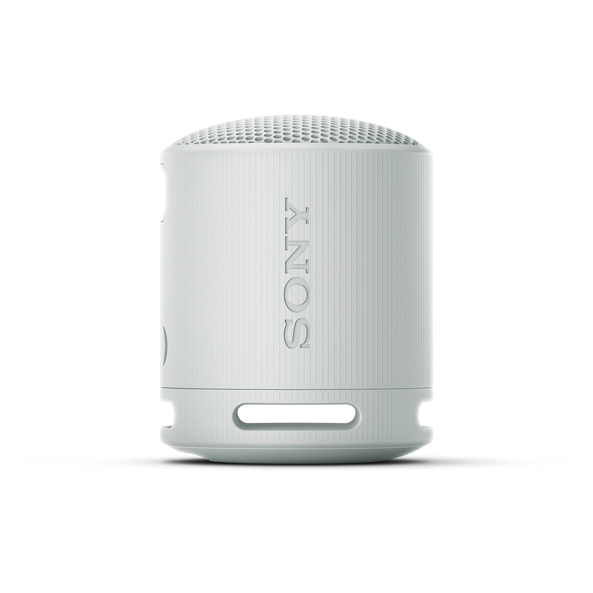 Sony SRS-XB100 in backpack cupholder showing travel-ready compactness benefit
