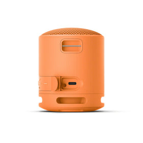 Sony SRS-XB100 USB-C charge port close-up showing fast, reversible charging