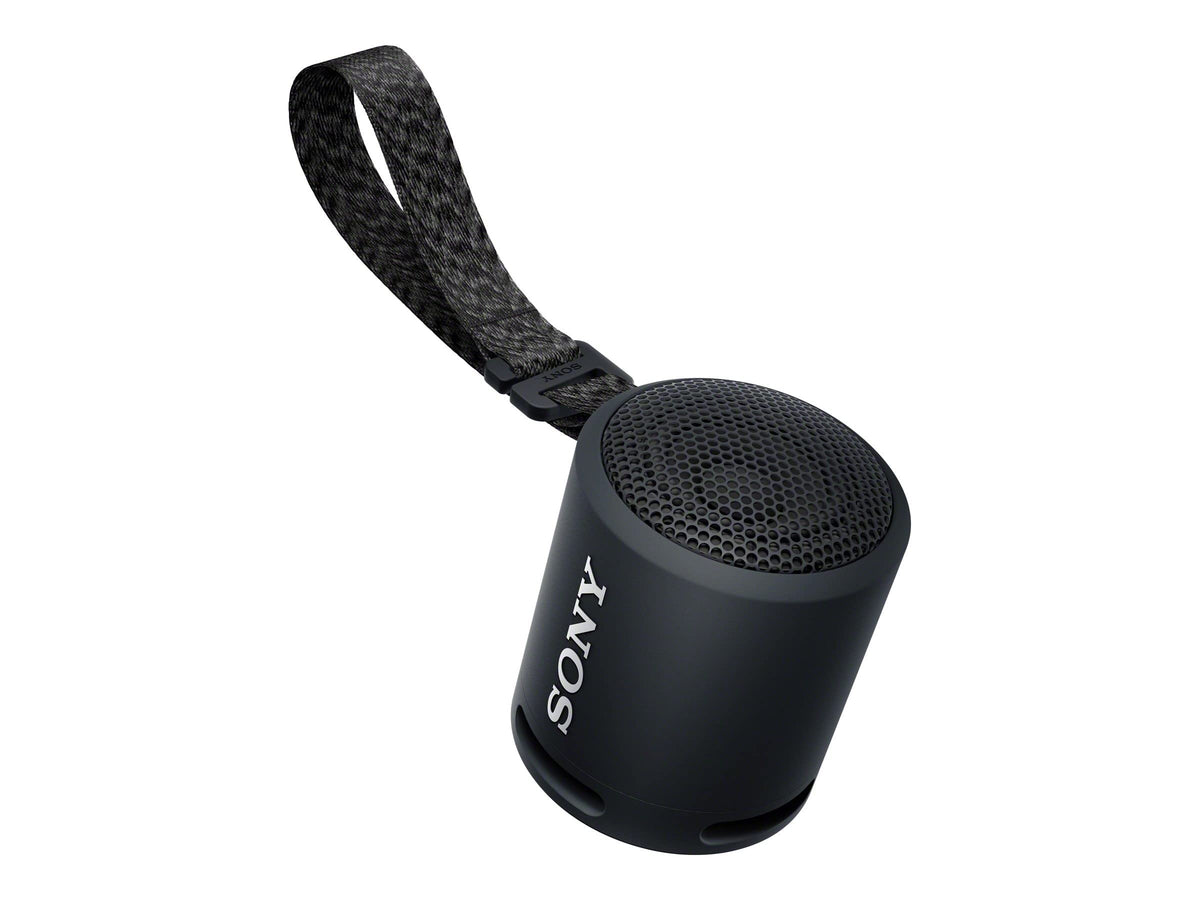 Sony SRS-XB13 front view showing compact profile and grille for portable listening