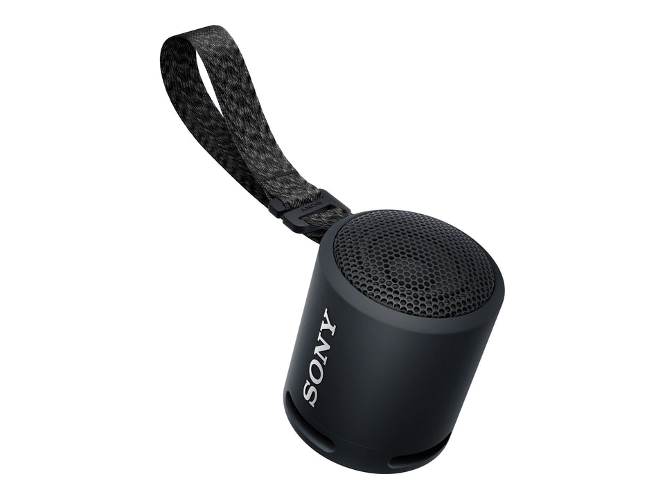 Sony SRS-XB13 front view showing compact profile and grille for portable listening