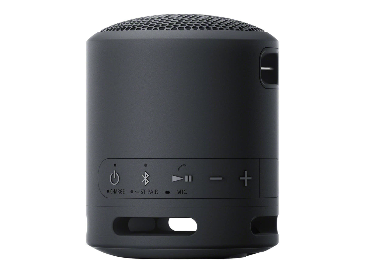 Sony SRS-XB13 side controls and ports visible for quick access and charging