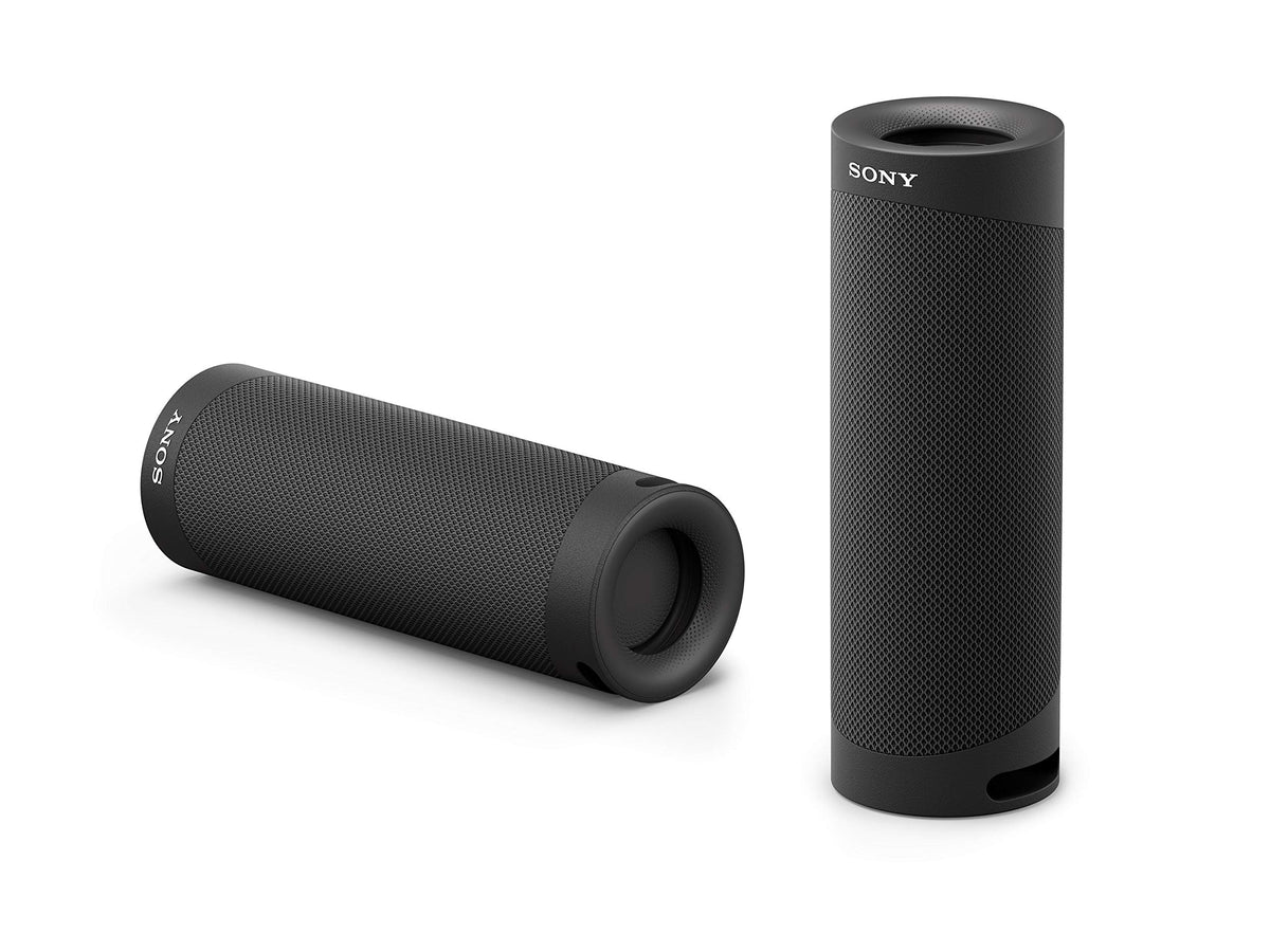 Sony SRS-XB23 12-hours-battery: all-day playback for adventures.