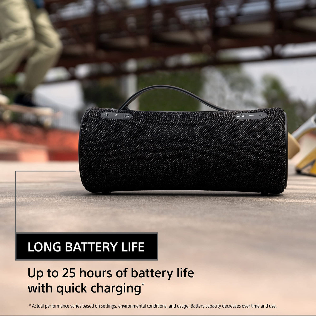 Sony SRS-XG300 retractable-handle enables easy transport and setup