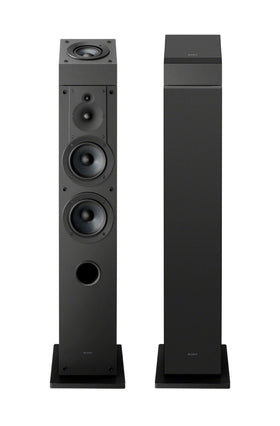 Sony SS-CS3M2 cabinet close-up reveals reinforced cellular cone design.