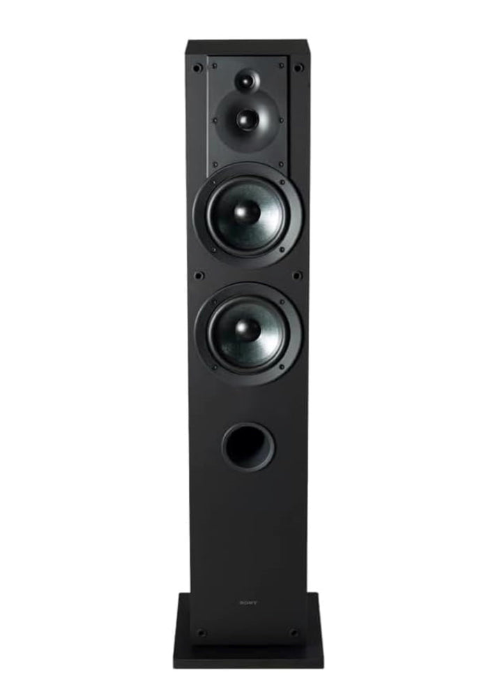 The Sony SS-CS3M2 floorstanding front view highlights the expansive cabinet for immersive listening.
