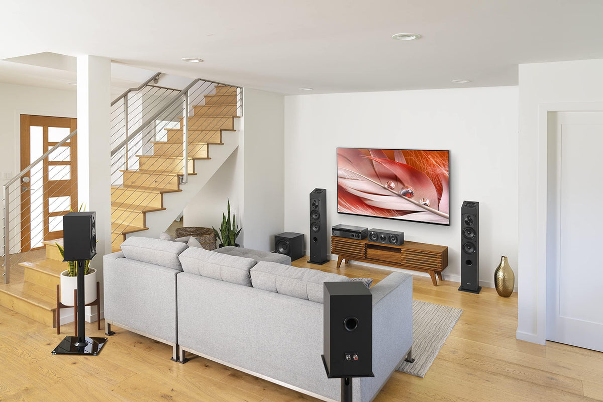 Sony SSCS5 lifestyle setup demonstrates immersive sound in a living room.