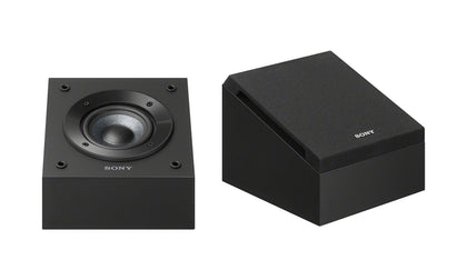 Sony SSCSE Dolby Atmos speaker on a shelf for immersive home cinema