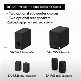 Sony STR-AN1000 Dolby Atmos support for spacious sound.