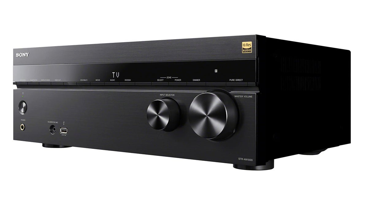 Sony STR-AN1000 HDMI 2.1 ports enable 8K/4K/120 playback.
