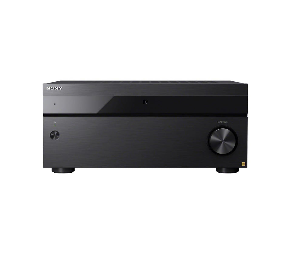 Sony STRAZ5000ES front view shows robust design ideal for living room setups