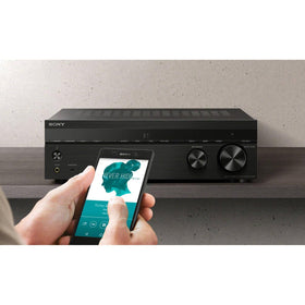 Sony STR-DH590 Bluetooth connectivity enables wireless audio streaming.