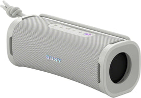Sony ULT Field 1 off-white front view, portable speaker with clear bass potential.