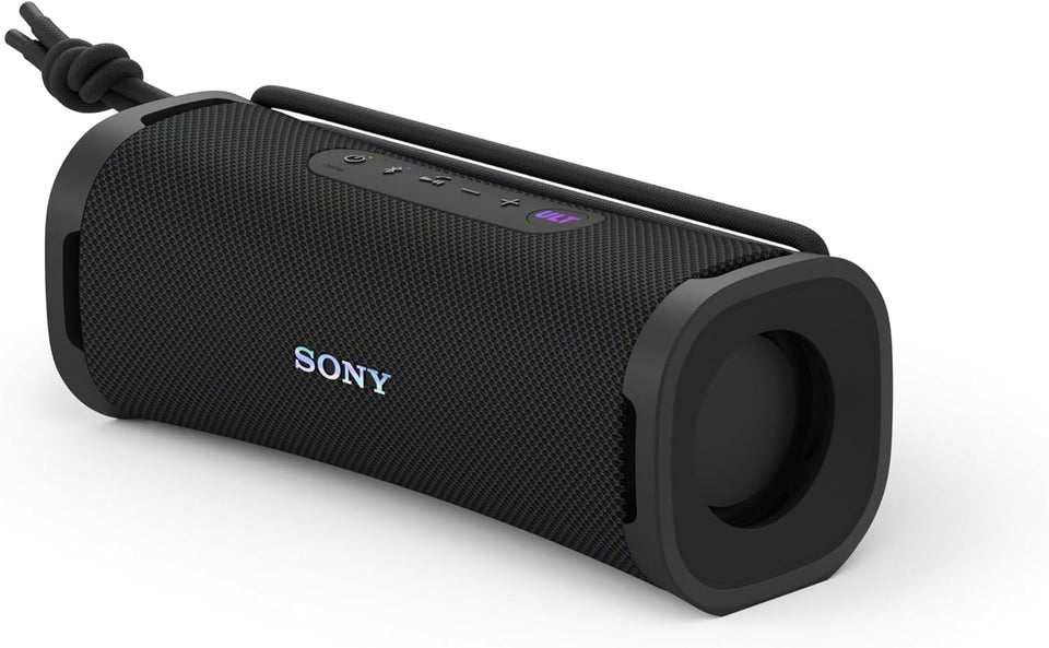 Sony ULT Field 1 speaker in compact design for portable listening and rich bass.