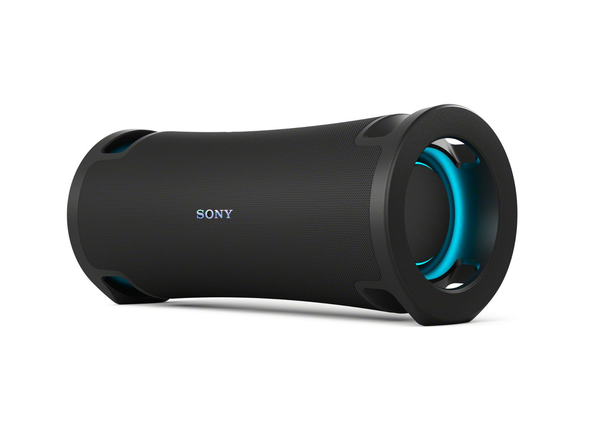 Sony ULT Field 7 front view highlights bold bass, rugged waterproof build.