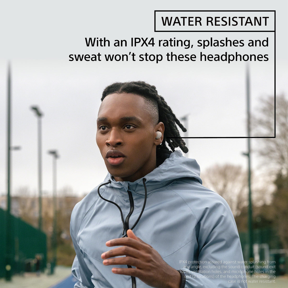 Sony WF-1000XM5 compact design for comfortable wear.
