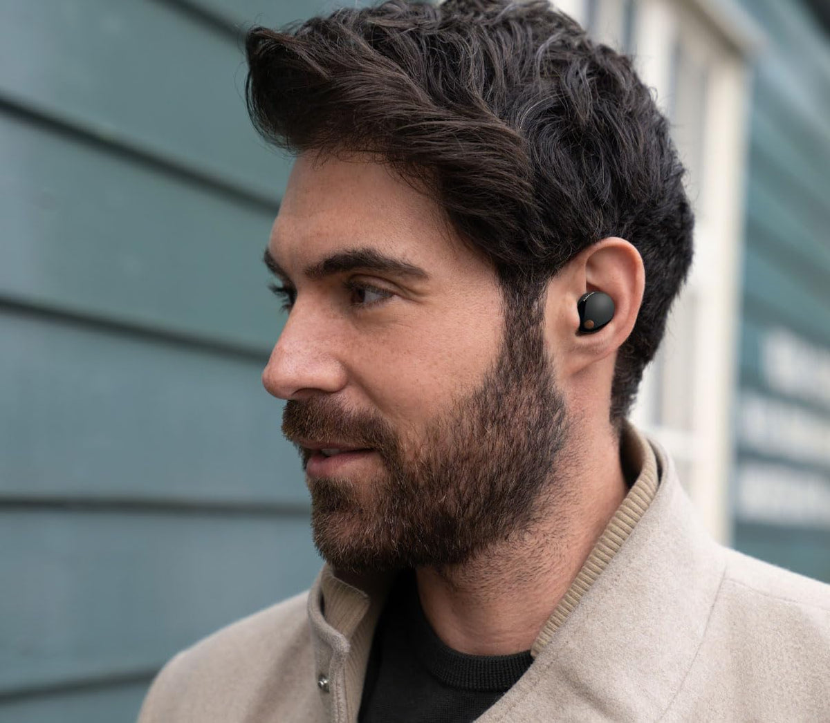 Sony WF-1000XM5 renewed product with accessories and 90-day warranty for peace of mind