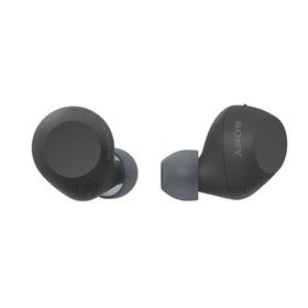 Sony WF-C710N earbuds in charging case ready for travel and all-day listening.