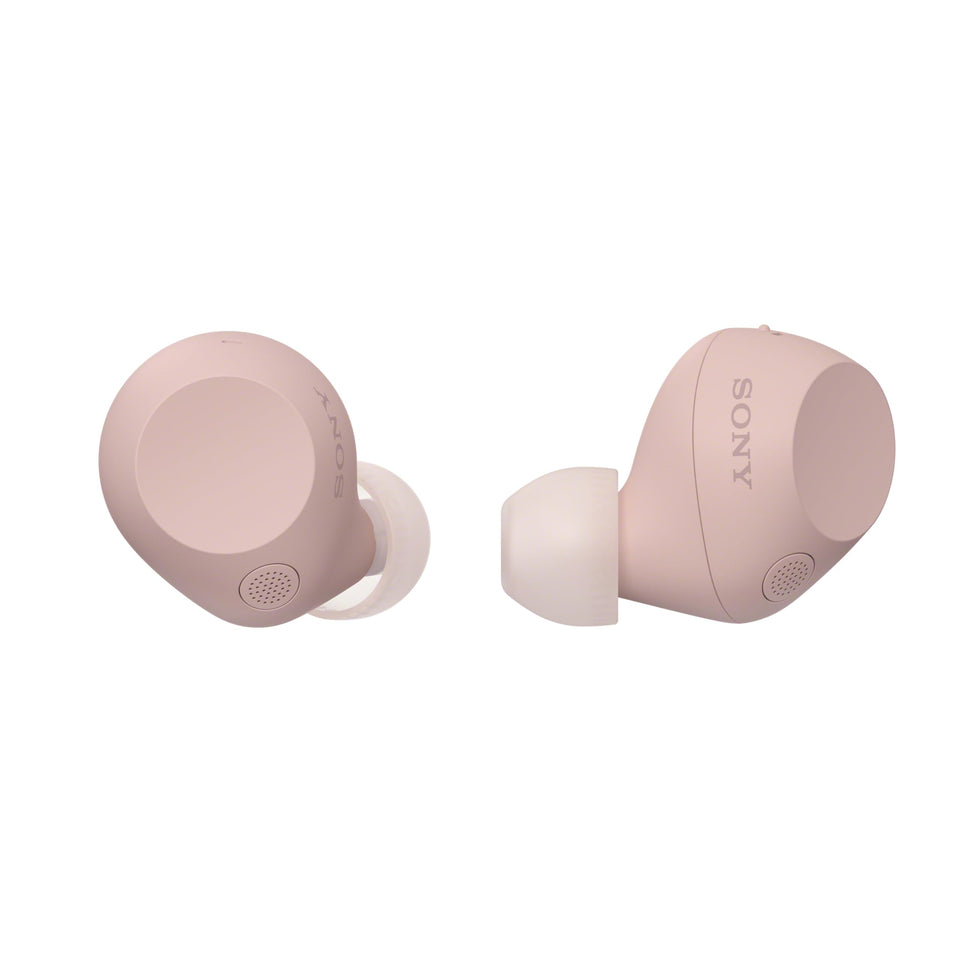 Sony WF-C710N pink earbuds with noise canceling for immersive listening