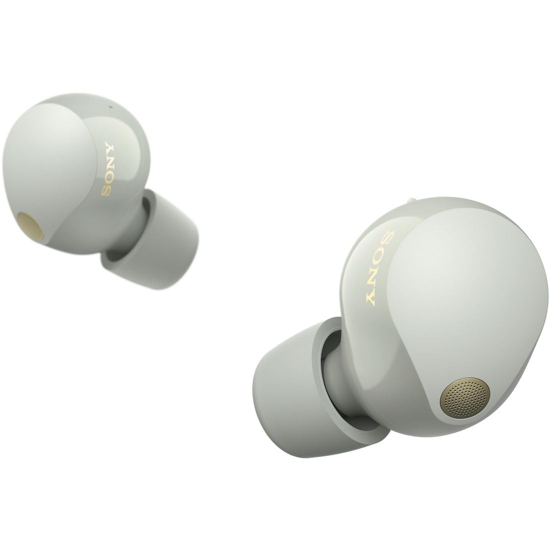 Sony WF-1000XM5 earbuds in-ear fit delivering secure comfort for daily listening.