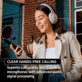 Sony WH-1000XM4 right ear cup with touch controls for easy playback.