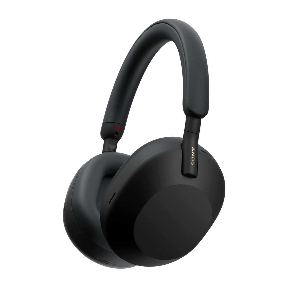 Sony WH-1000XM5-B front view over-ear headphones for immersive listening
