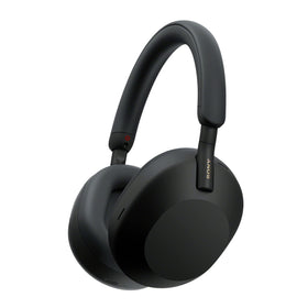 Sony WH-1000XM5-B front view over-ear headphones for immersive listening
