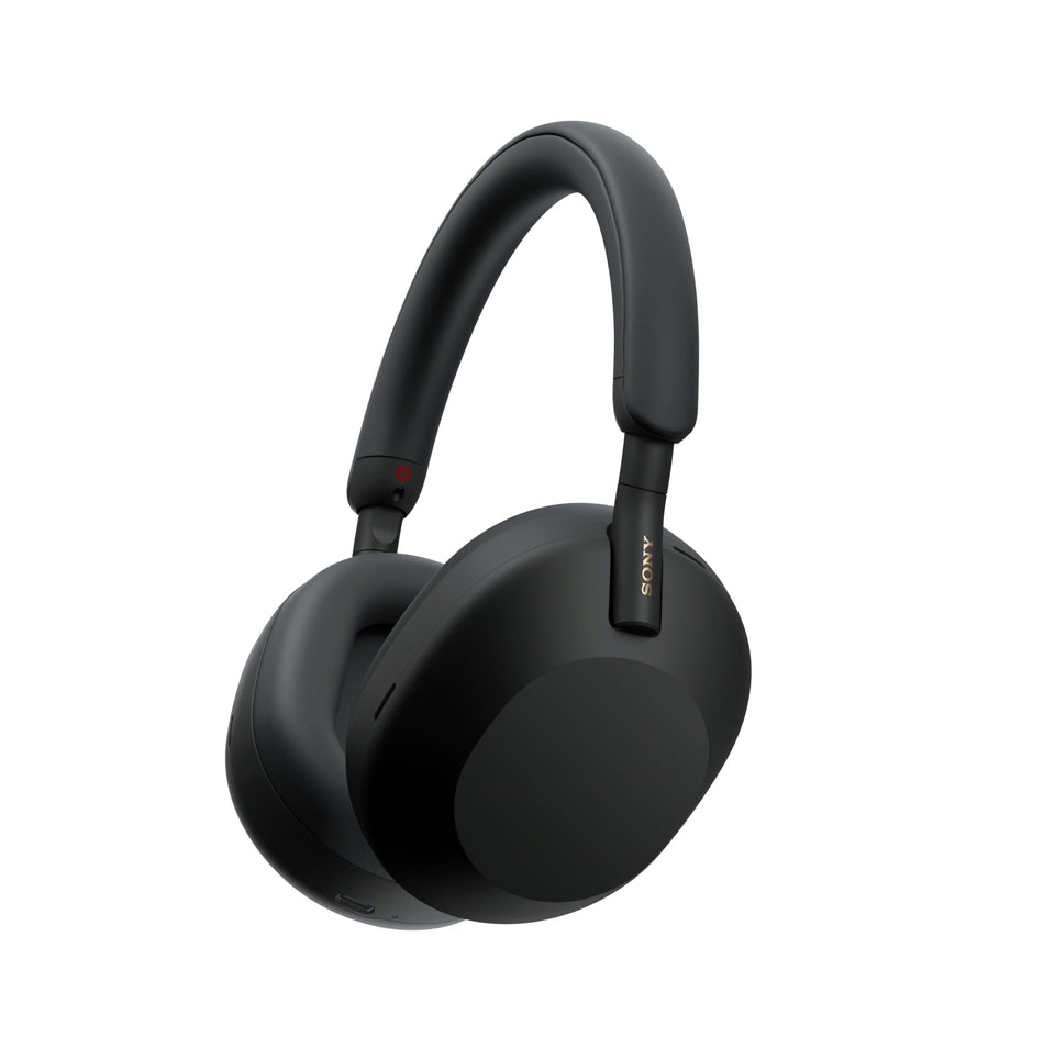 Sony WH-1000XM5 over‑ear headphones shown in a sleek, modern design for immersive listening