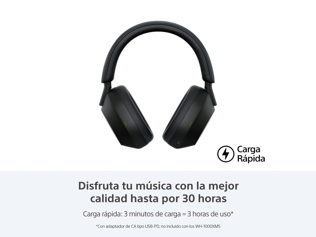 Sony WH-1000XM5 with quick access music for on-demand playlists