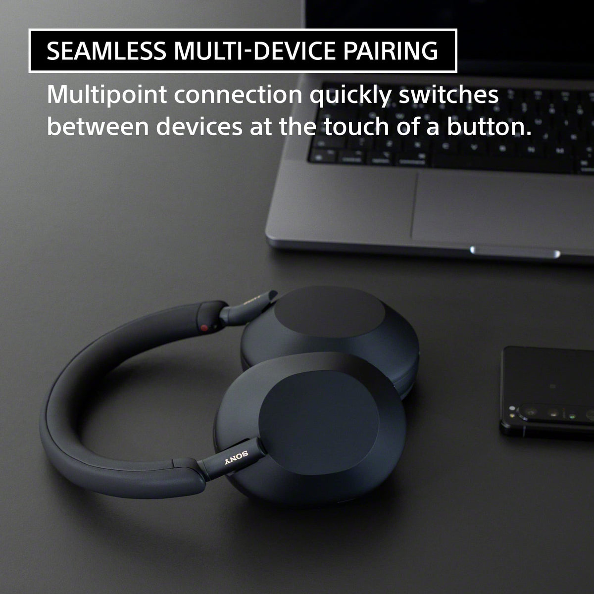 Sony WH-1000XM5-S quick-charge feature enabling quick playback boosts