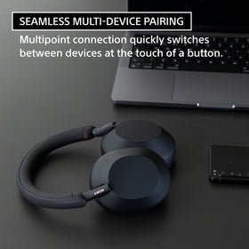 Sony WH-1000XM5-S quick-charge feature enabling quick playback boosts