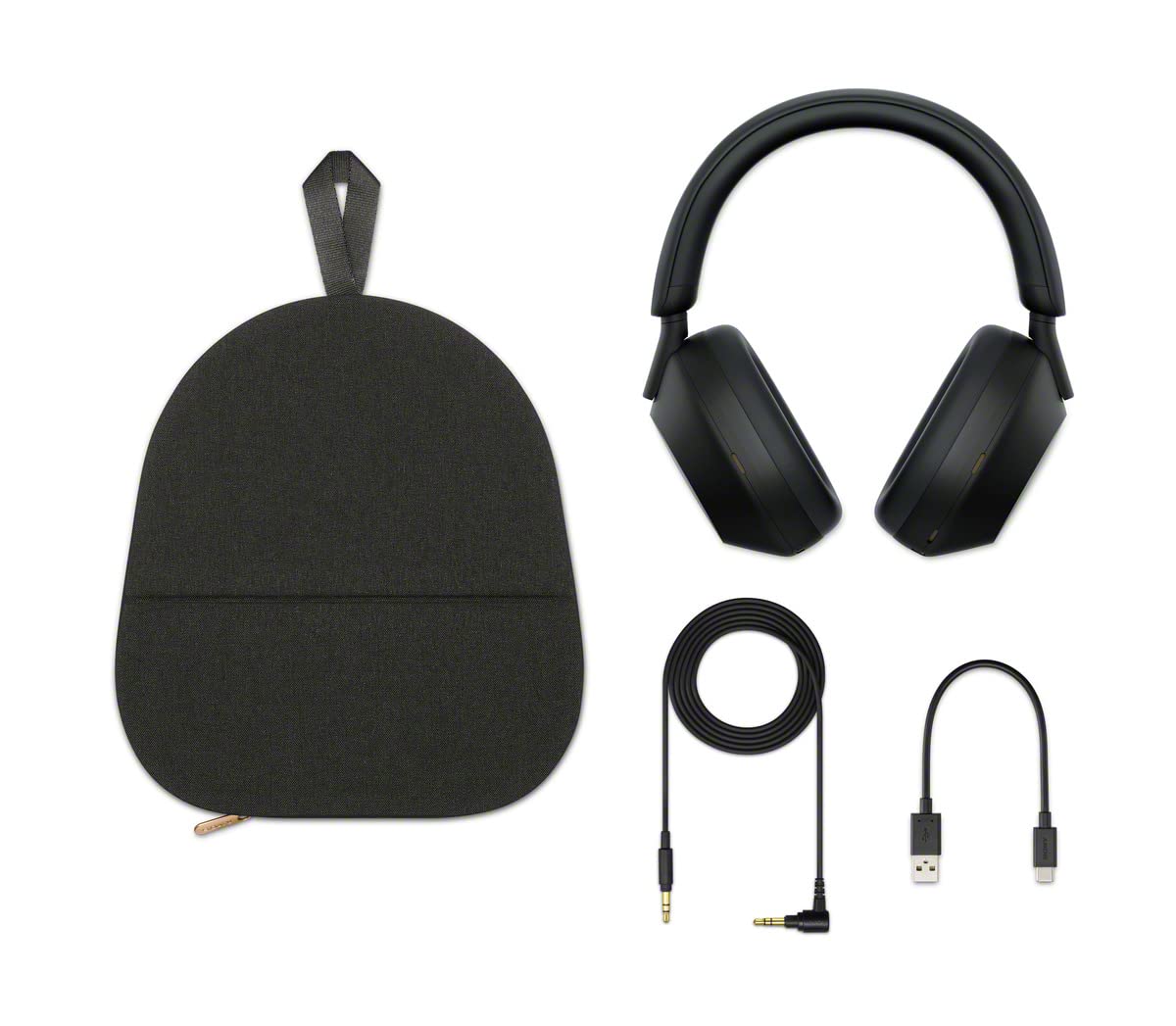 Sony WH-1000XM5 touch controls demonstrating easy playback and call management