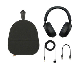 Sony WH-1000XM5 touch controls demonstrating easy playback and call management