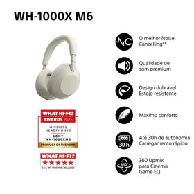 Sony WH-1000XM6 battery life up to 30 hours.