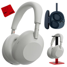 Sony WH-1000XM6 headphones close-up highlighting premium design and comfort.