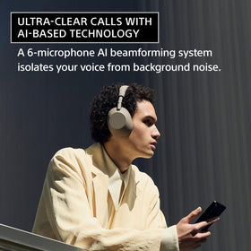 Sony WH-1000XM6 with QN3 processor for fast, clear audio processing.