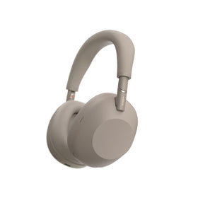 Sony WH-1000XM6 sandstone color headphones balance style and premium sound.