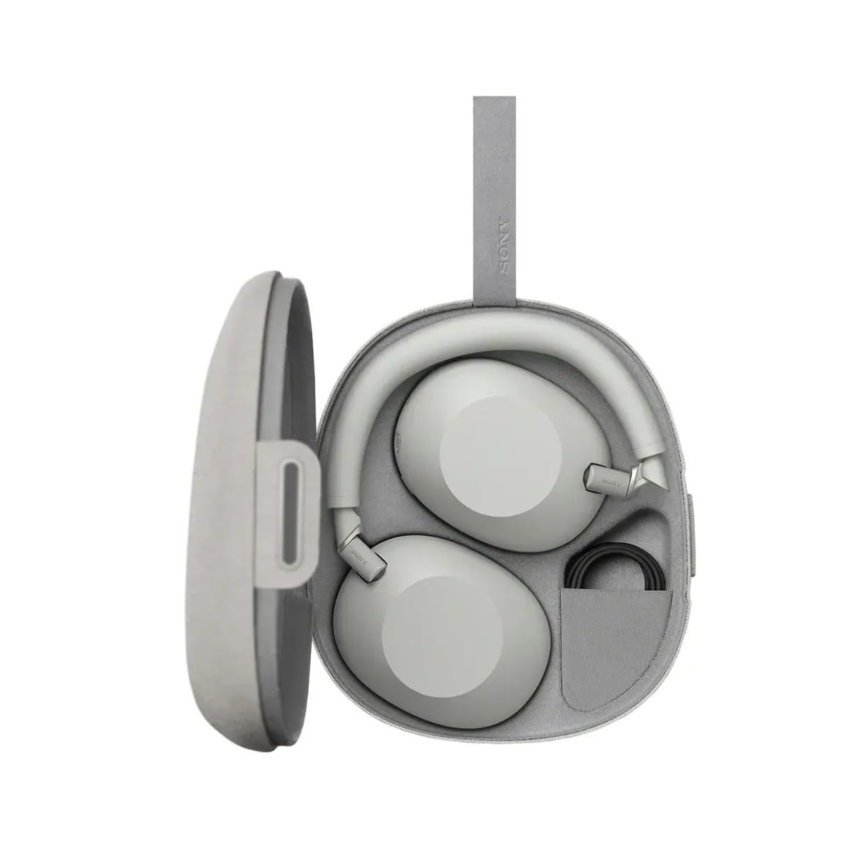 Sony WH-1000XM6 soft earpads for long listening comfort.