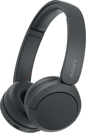 Sony WH-CH520 front view showing compact design and fold-flat benefit