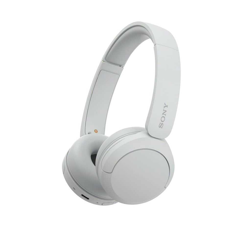 Sony WH-CH520 front view showing controls and clean design for easy use