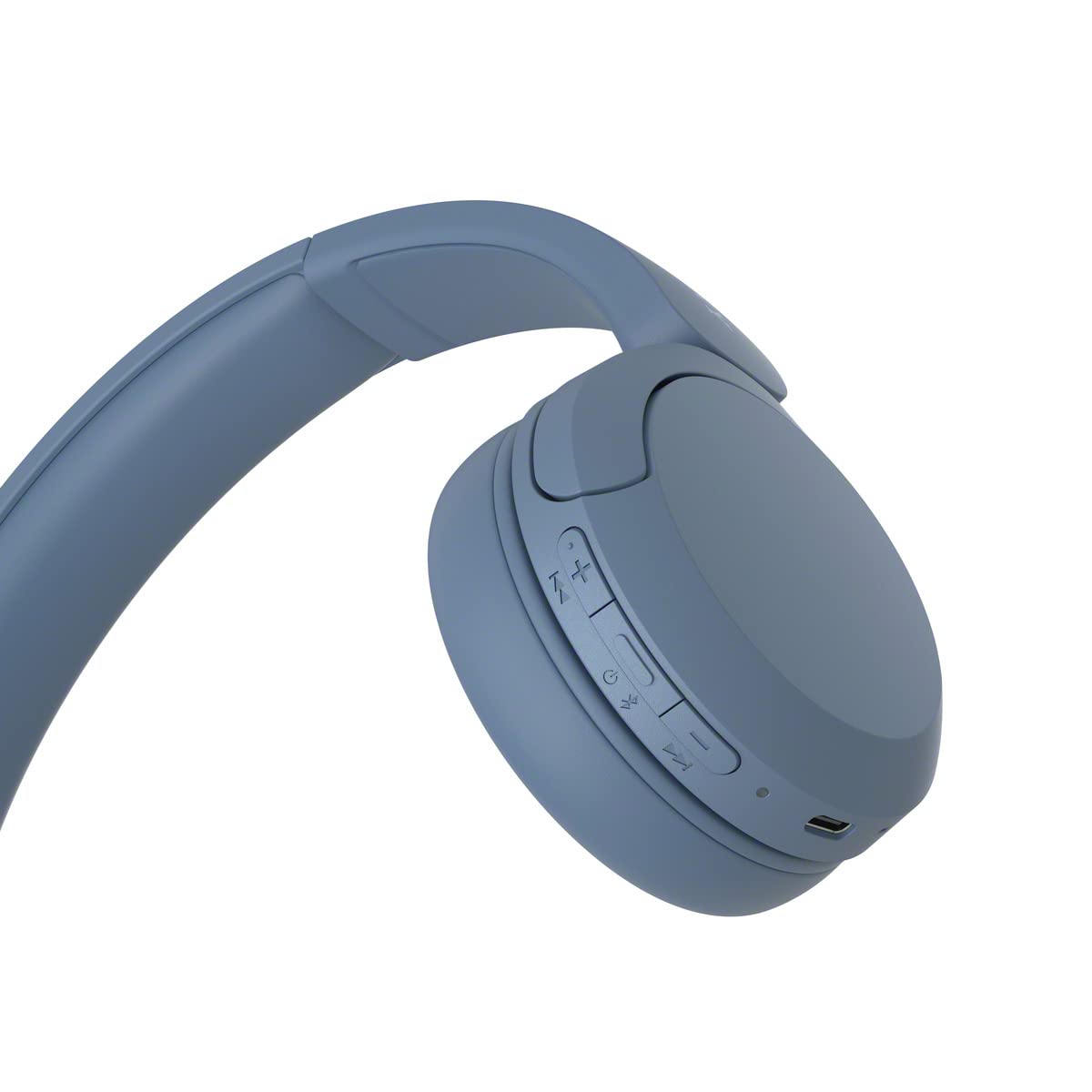 Sony WH-CH520 control buttons and microphone detail for easy call handling