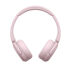 Sony WH-CH520 pink ear pad close-up showing soft cushion for long comfort