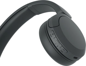 Sony WH-CH520 USB-C charging port close-up for fast recharge convenience